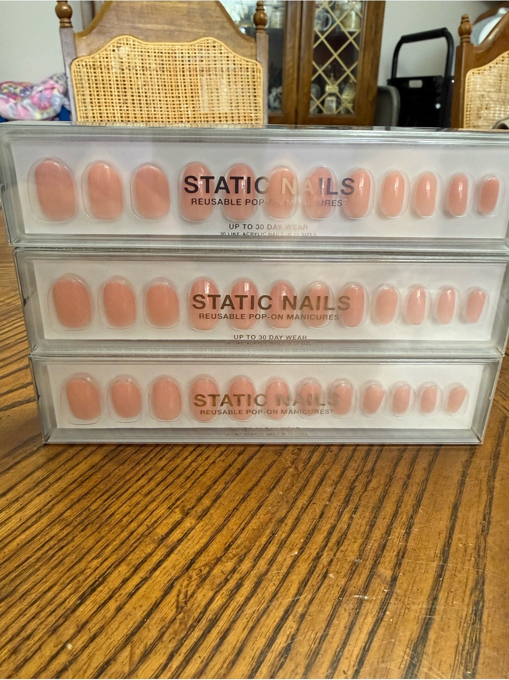 Static Nails Reusable Pop-On Manicures. Bundle of 3 Packs. NWT.